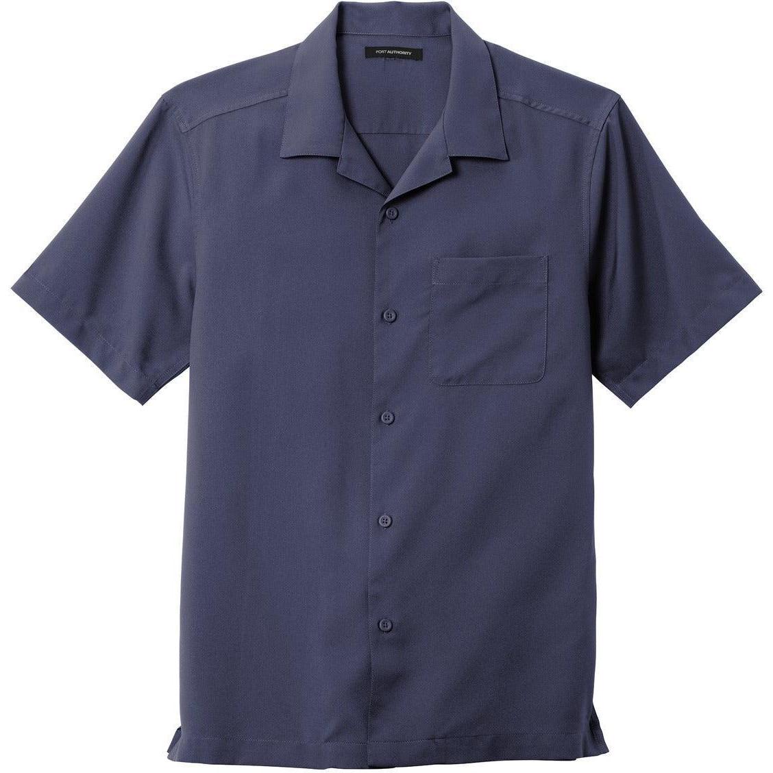 no-logo Port Authority Short Sleeve Performance Staff Shirt-Dress Shirts-Port Authority-True Navy-S-Thread Logic