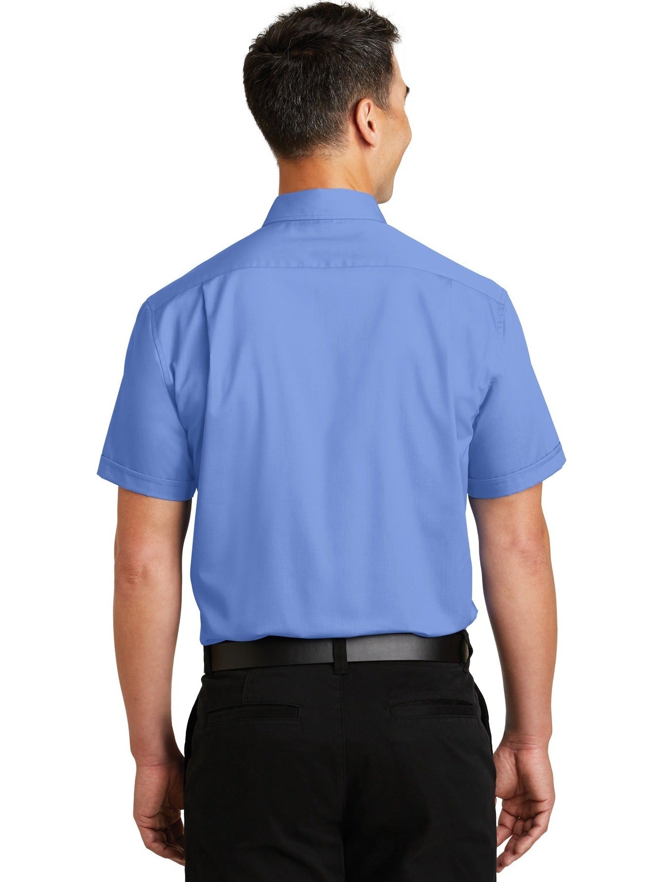 no-logo Port Authority Short Sleeve Superpro Twill Shirt-Regular-Port Authority-Thread Logic
