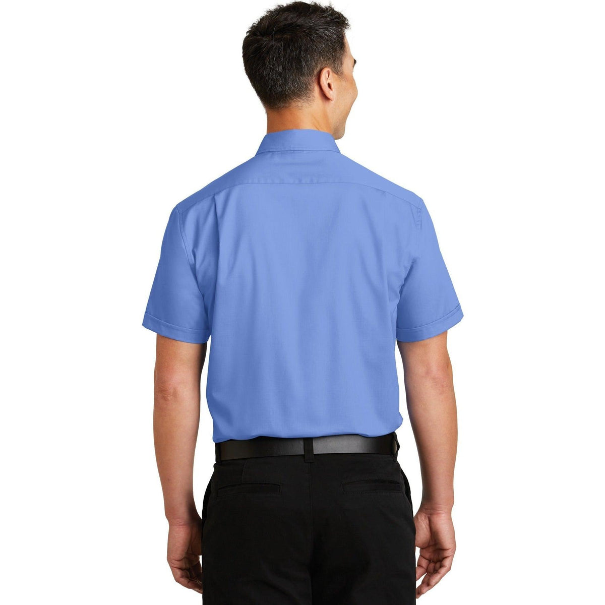 no-logo Port Authority Short Sleeve Superpro Twill Shirt-Regular-Port Authority-Thread Logic