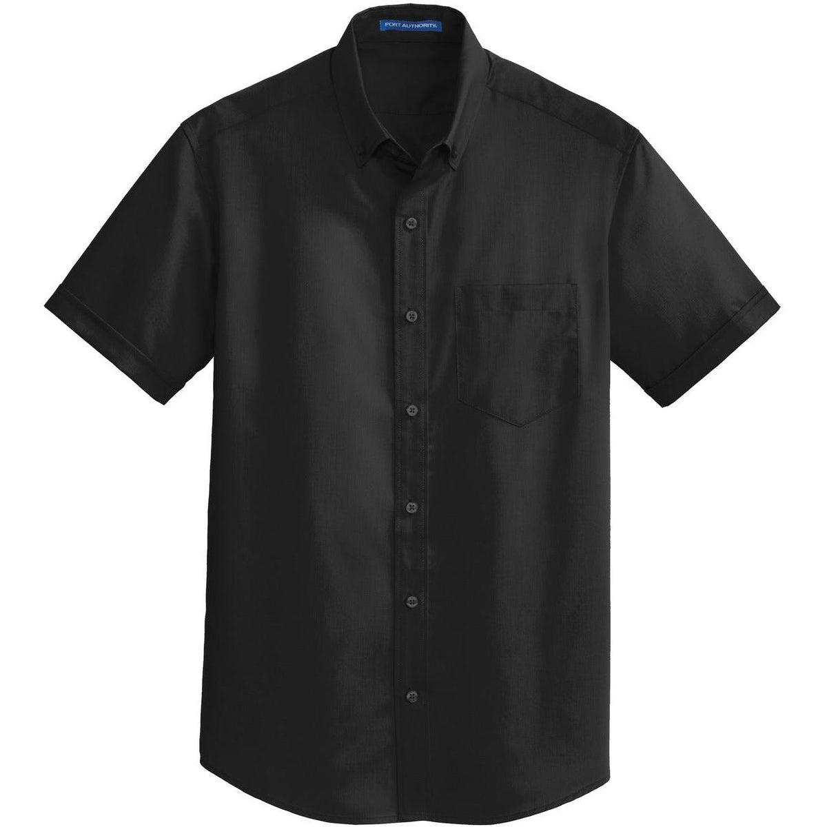 no-logo Port Authority Short Sleeve Superpro Twill Shirt