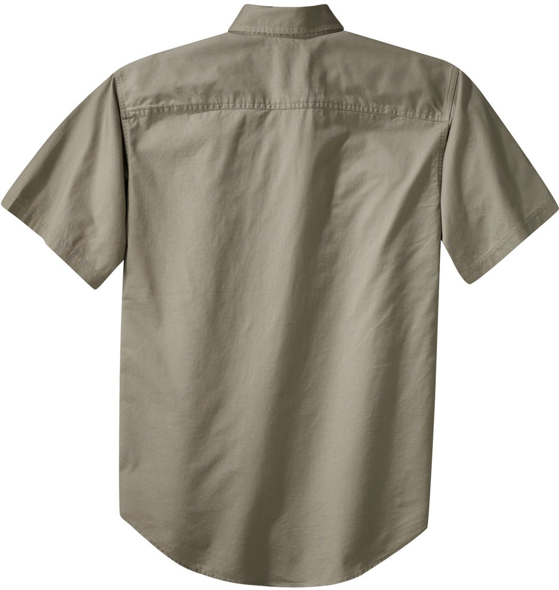no-logo Port Authority Short Sleeve Twill Shirt-Regular-Port Authority-Thread Logic
