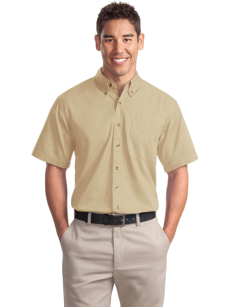 no-logo Port Authority Short Sleeve Twill Shirt-Regular-Port Authority-Thread Logic