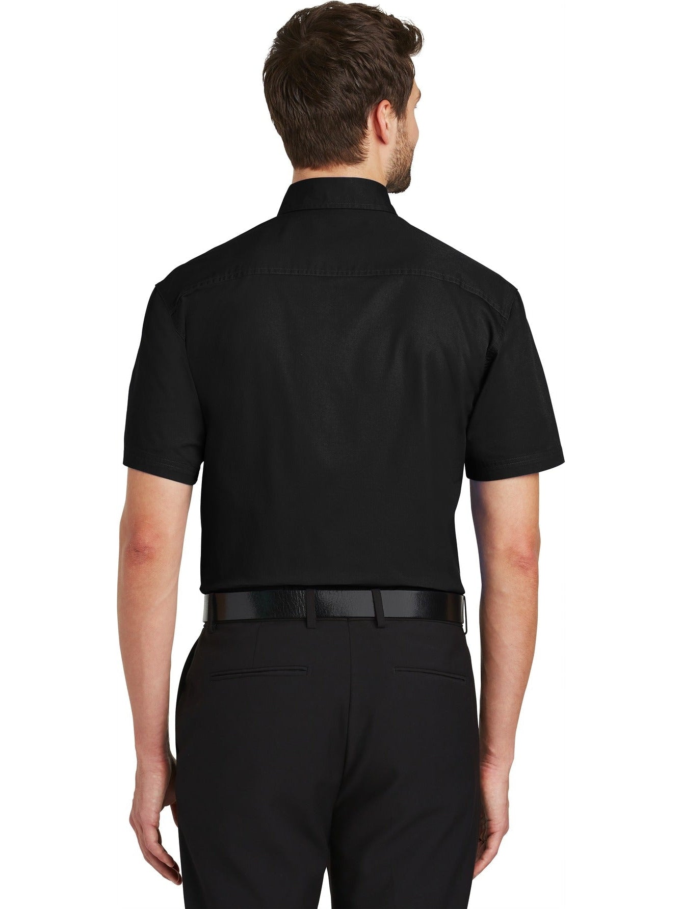 no-logo Port Authority Short Sleeve Twill Shirt-Regular-Port Authority-Thread Logic