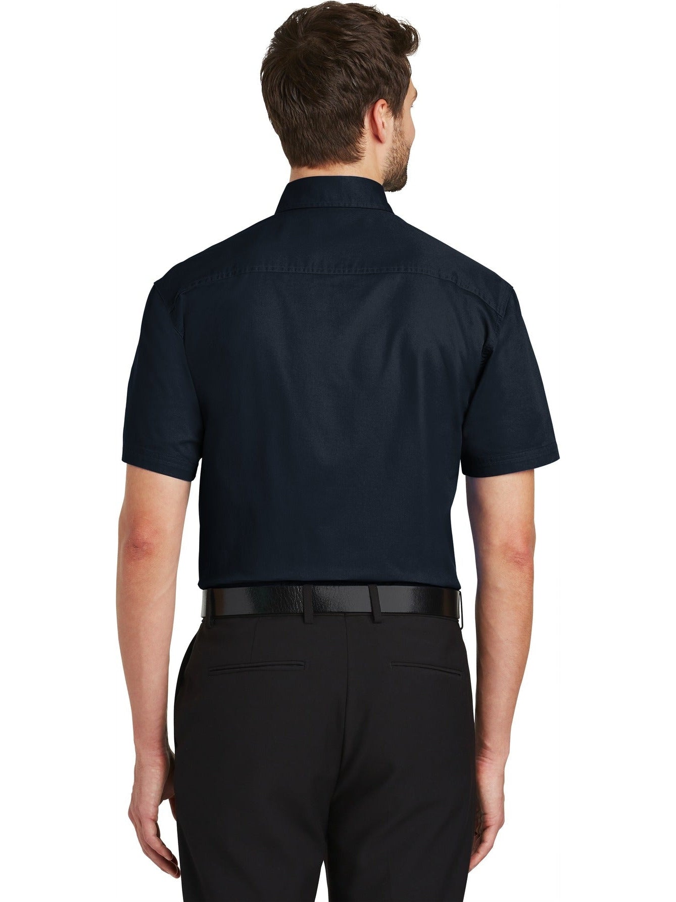 no-logo Port Authority Short Sleeve Twill Shirt-Regular-Port Authority-Thread Logic