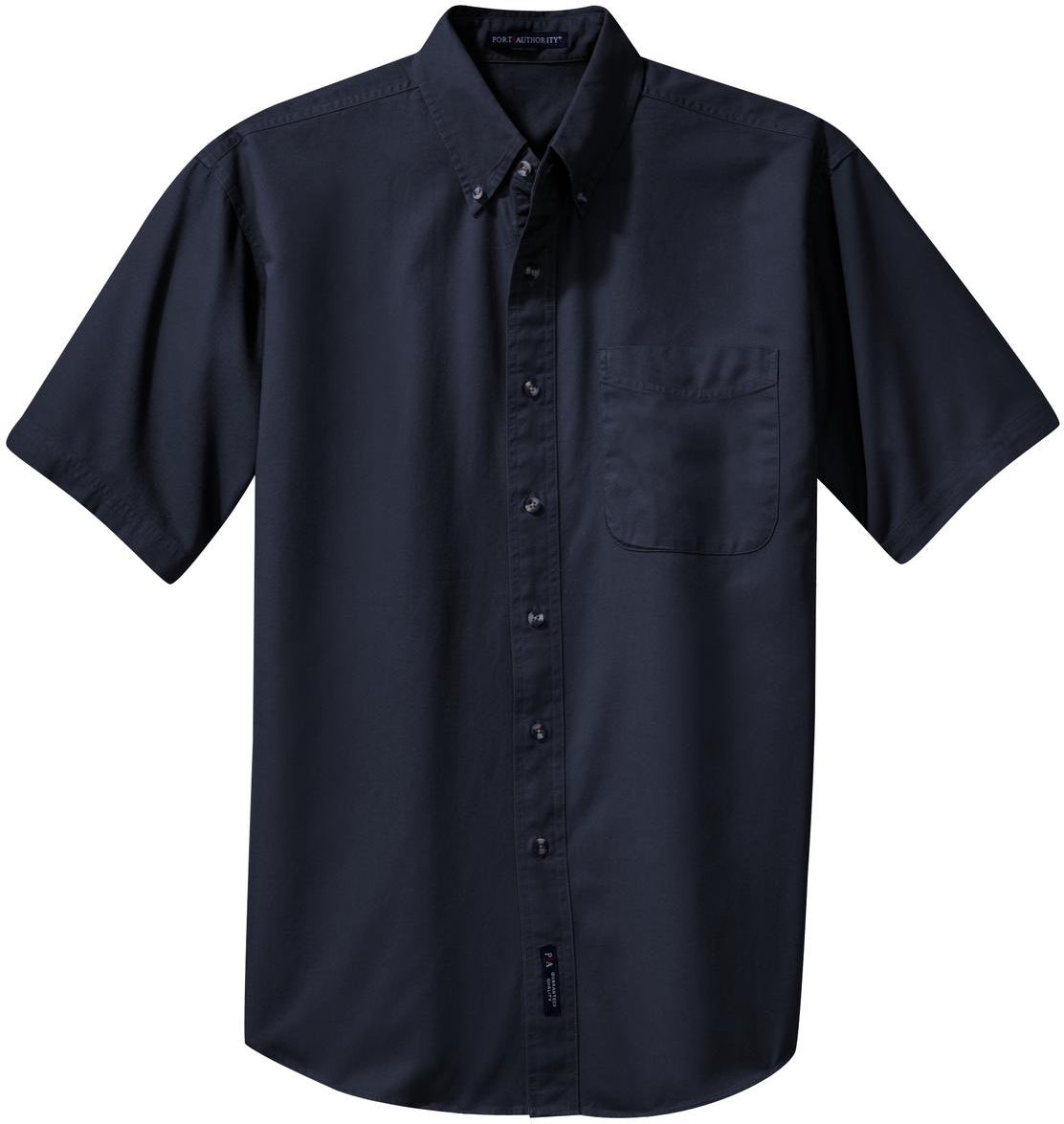 Port Authority Short Sleeve Twill Shirt-Regular-Port Authority-Classic Navy-S-Thread Logic