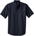 Port Authority Short Sleeve Twill Shirt-Regular-Port Authority-Classic Navy-S-Thread Logic