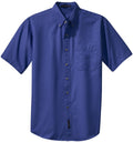Port Authority Short Sleeve Twill Shirt-Regular-Port Authority-Faded Blue-S-Thread Logic
