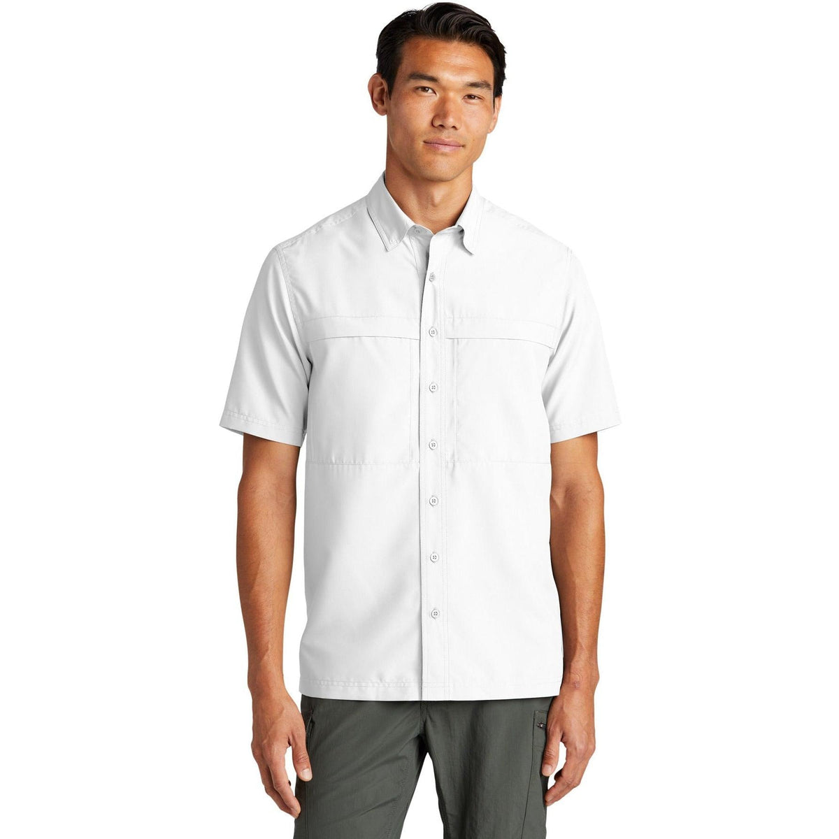 no-logo Port Authority Short Sleeve UV Daybreak Shirt-Regular-Port Authority-Thread Logic