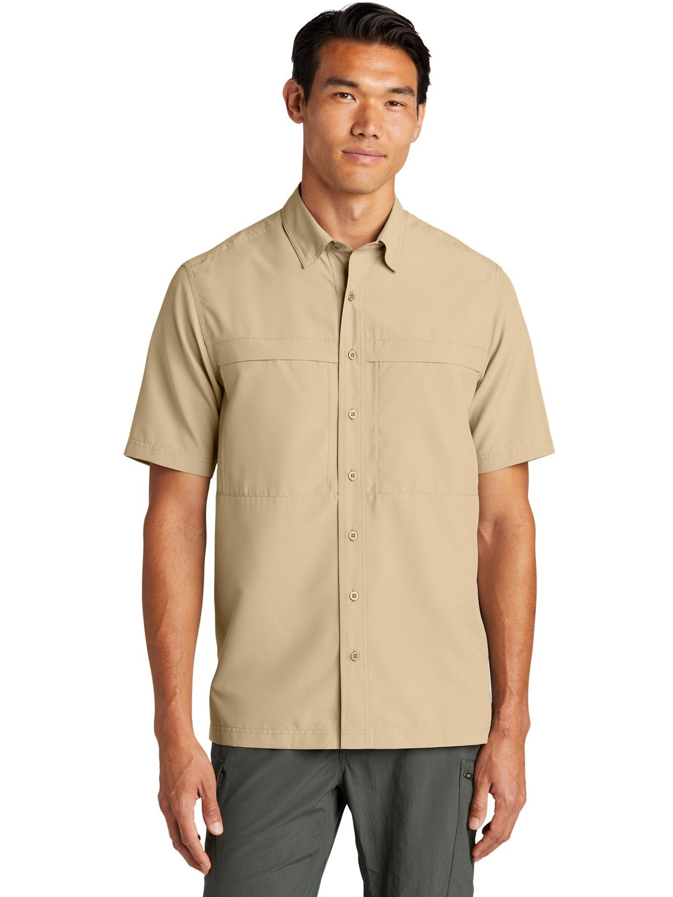 no-logo Port Authority Short Sleeve UV Daybreak Shirt-Regular-Port Authority-Thread Logic