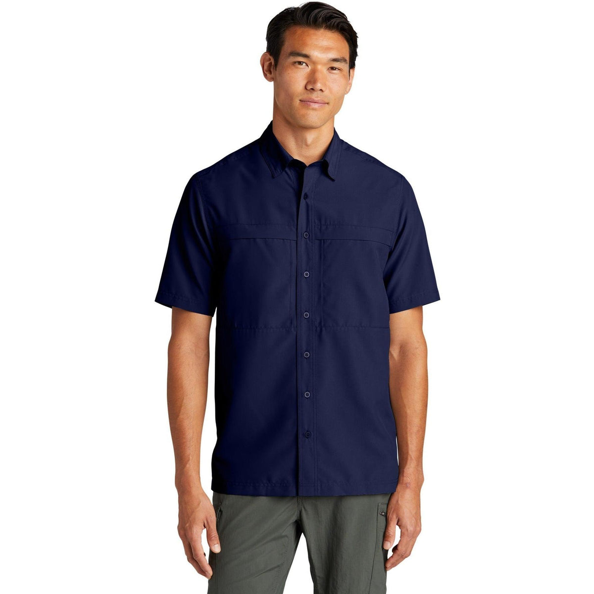 no-logo Port Authority Short Sleeve UV Daybreak Shirt-Regular-Port Authority-Thread Logic