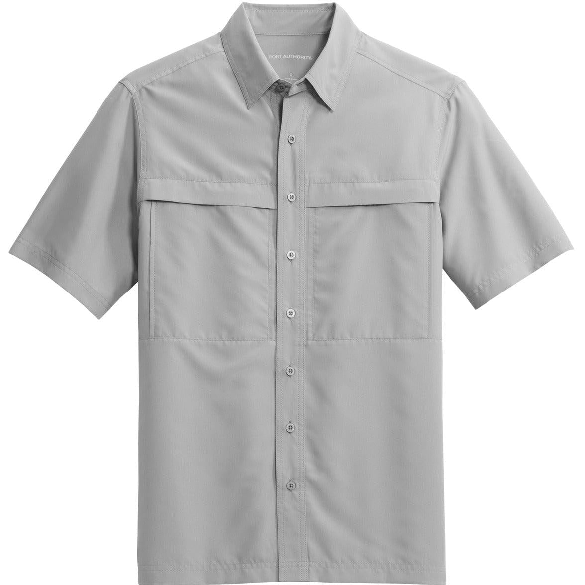 no-logo Port Authority Short Sleeve UV Daybreak Shirt