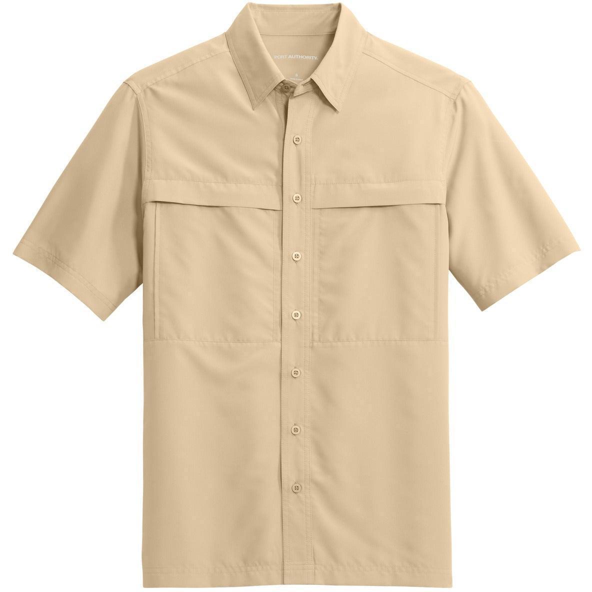 no-logo Port Authority Short Sleeve UV Daybreak Shirt