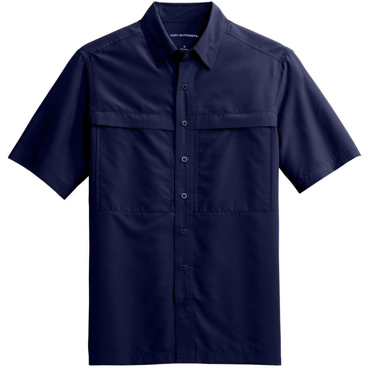 no-logo Port Authority Short Sleeve UV Daybreak Shirt