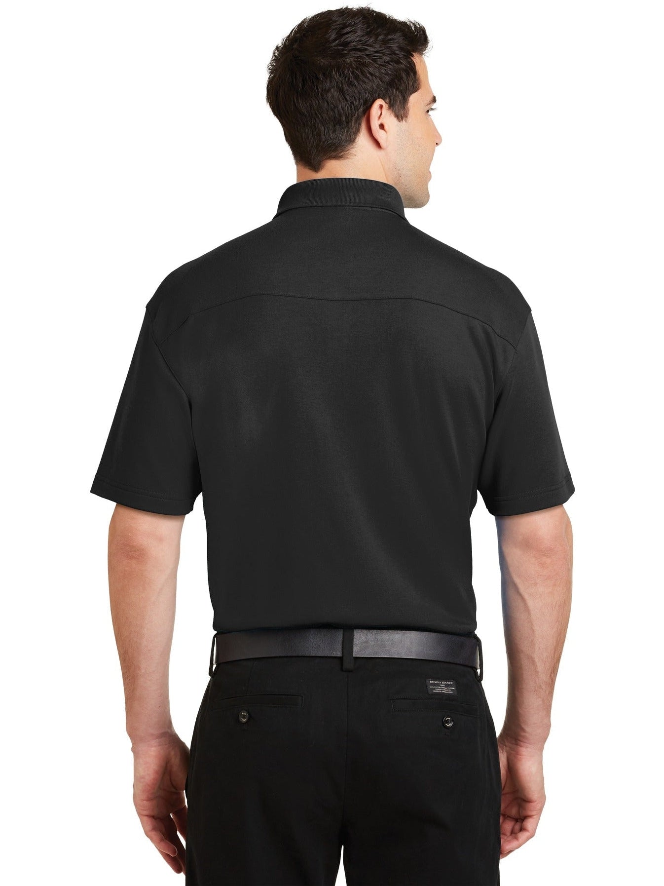 no-logo Port Authority Silk Touch Interlock Performance Polo-Regular-Port Authority-Thread Logic