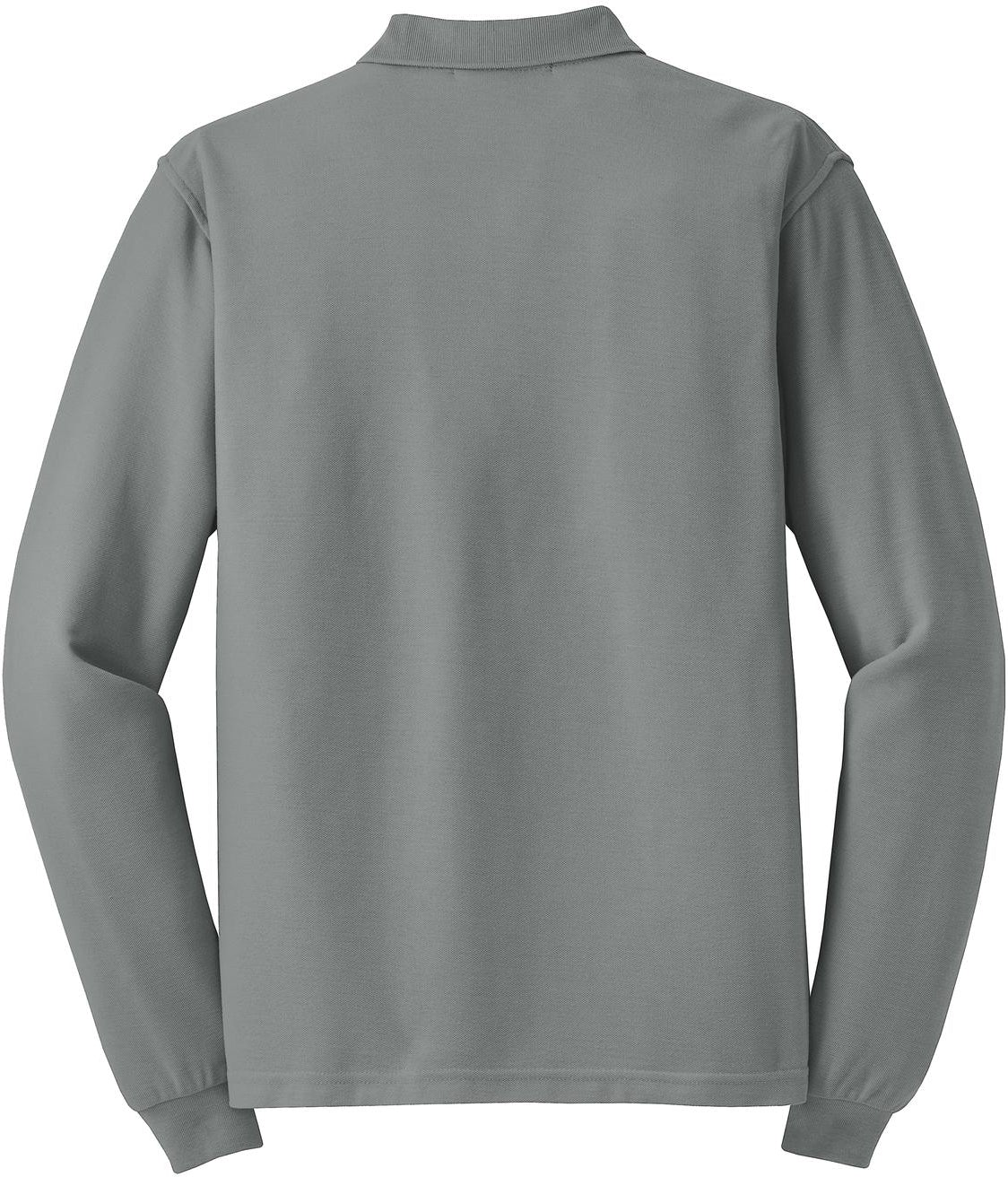 no-logo Port Authority Silk Touch Long Sleeve Polo-Regular-Port Authority-Thread Logic