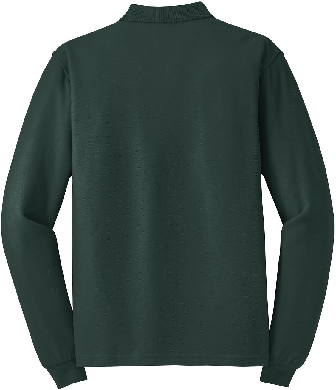 no-logo Port Authority Silk Touch Long Sleeve Polo-Regular-Port Authority-Thread Logic