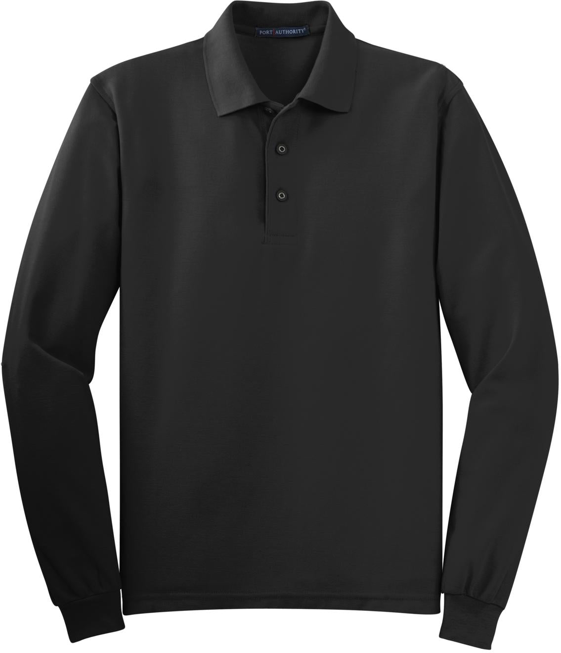 Port Authority Silk Touch Long Sleeve Polo