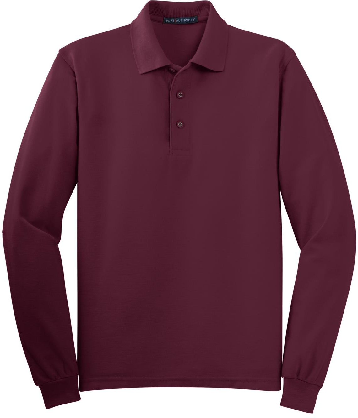 Port Authority Silk Touch Long Sleeve Polo