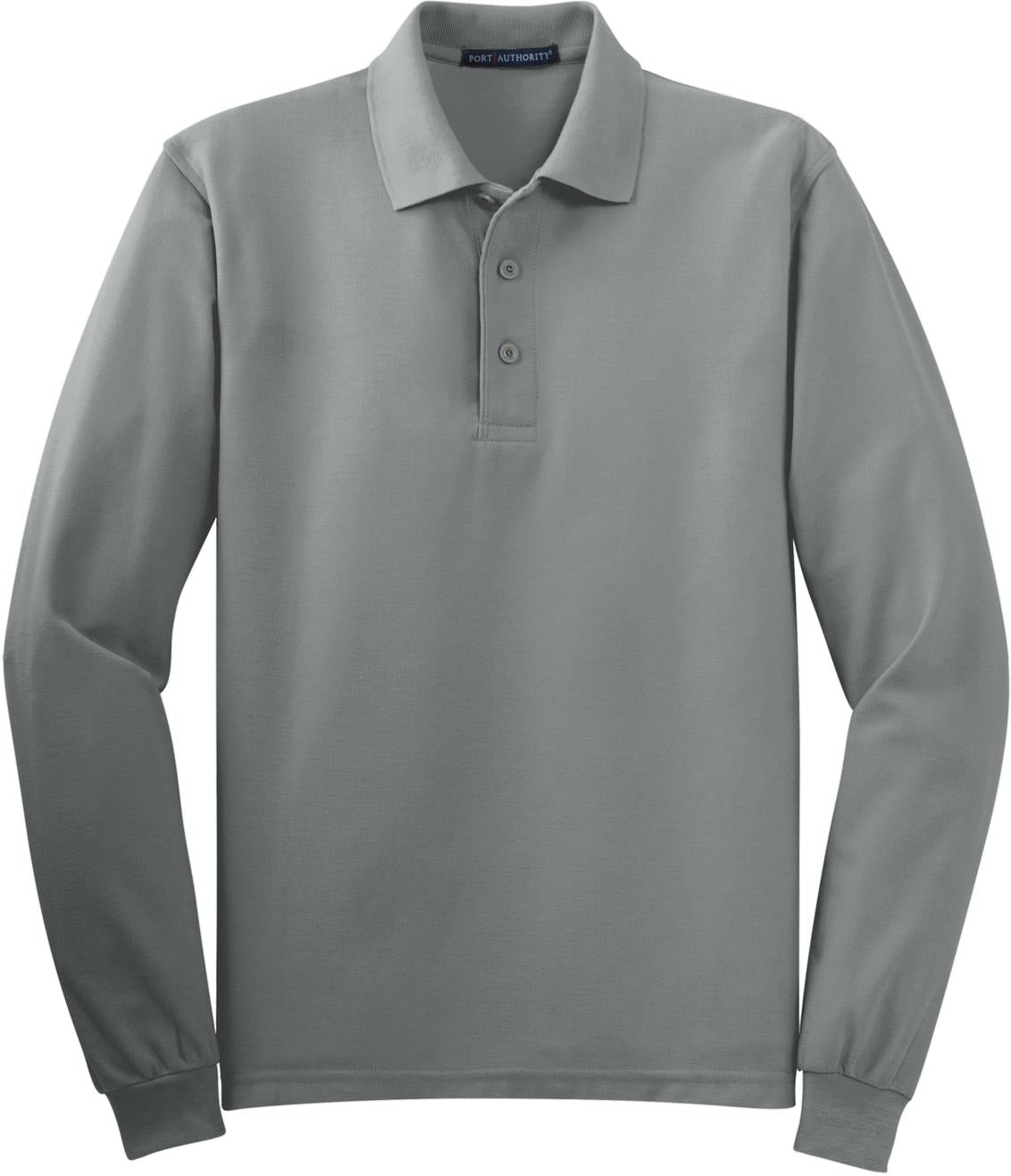 Port Authority Silk Touch Long Sleeve Polo