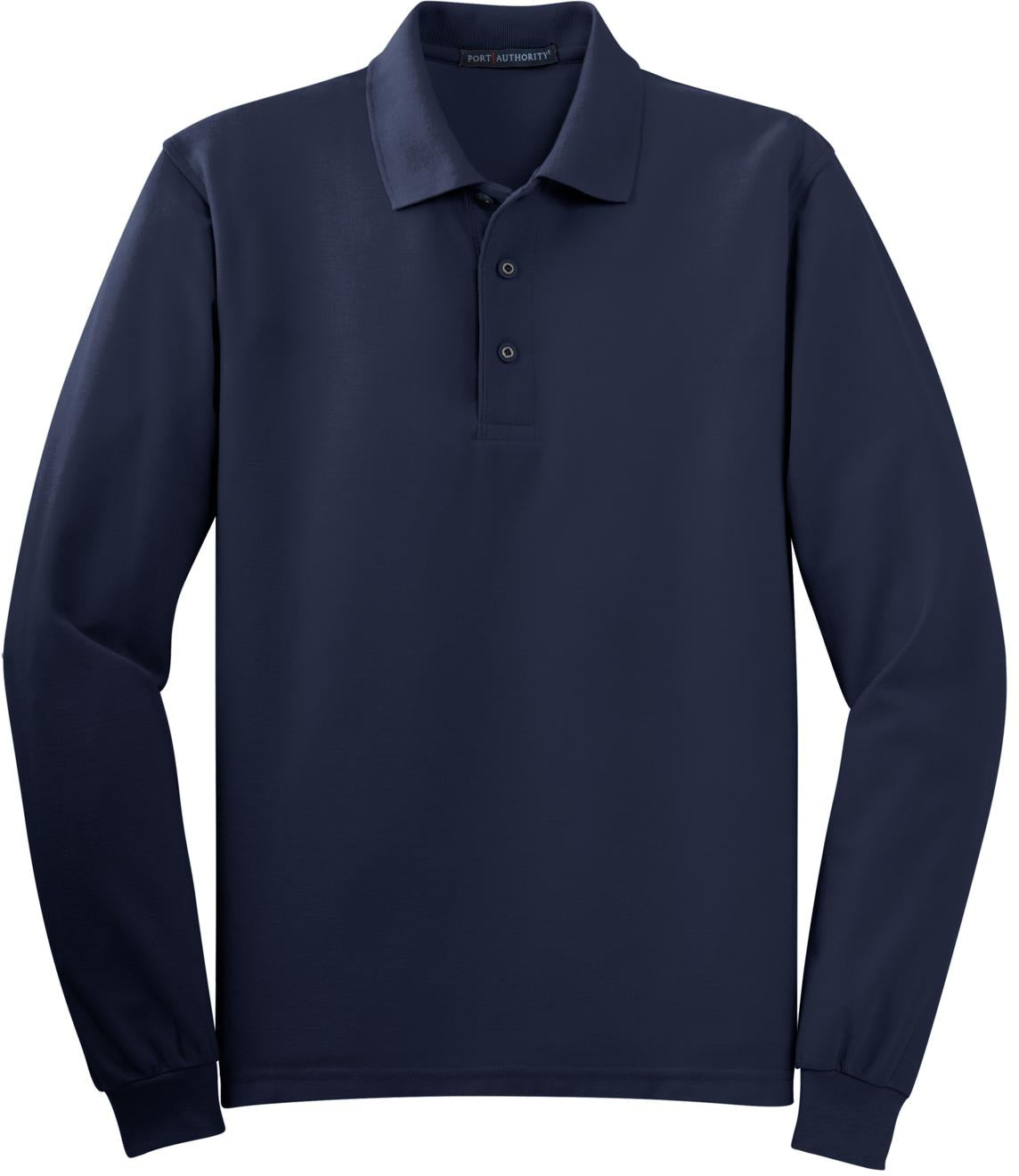 Port Authority Silk Touch Long Sleeve Polo