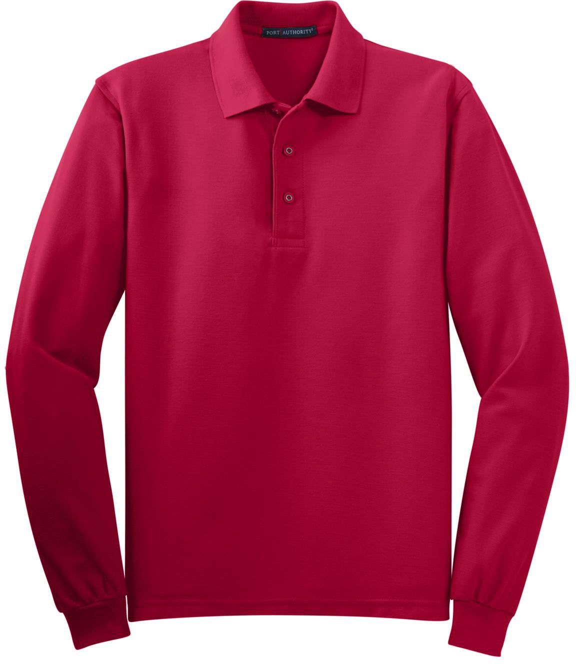 Port Authority Silk Touch Long Sleeve Polo