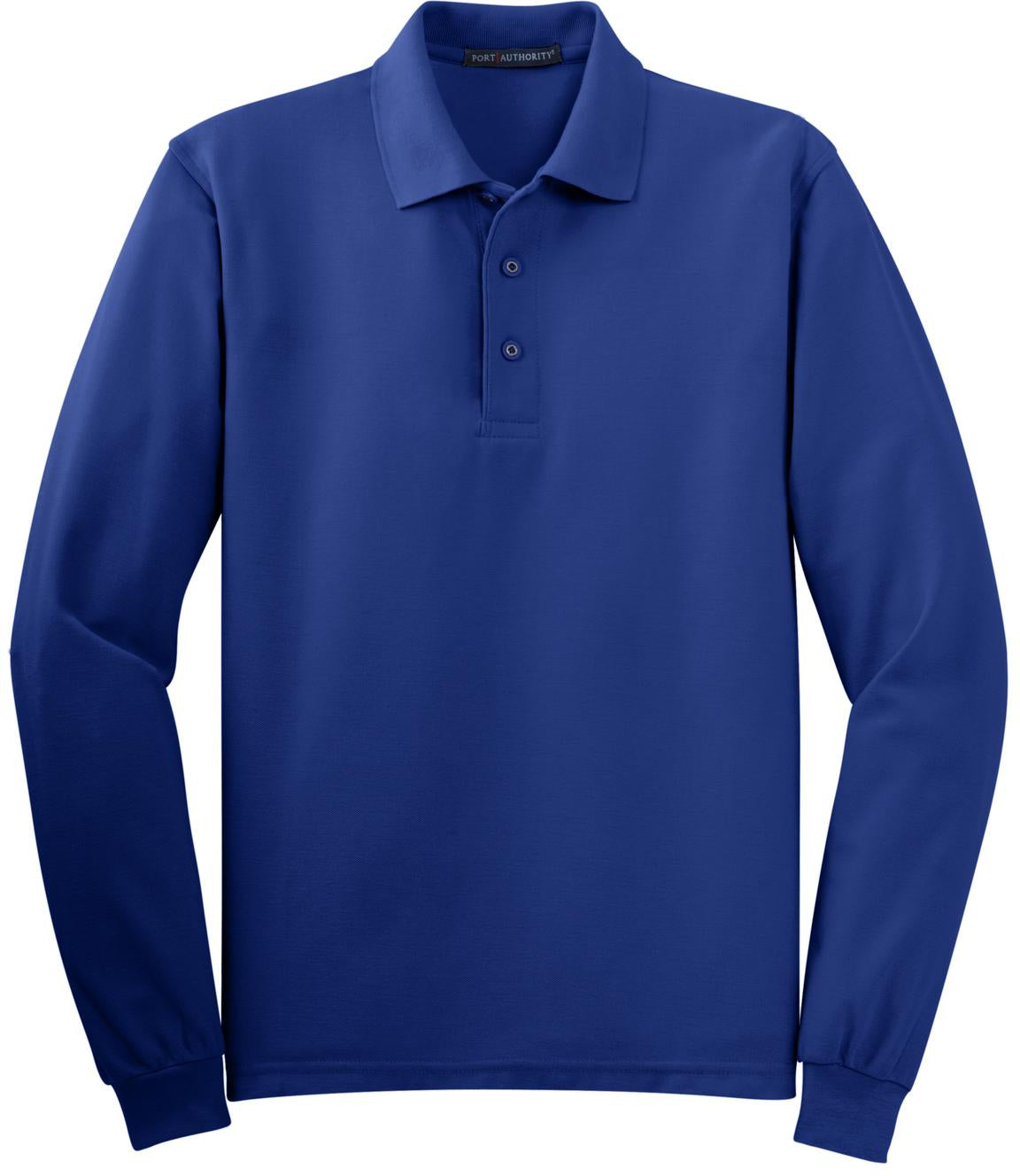 Port Authority Silk Touch Long Sleeve Polo