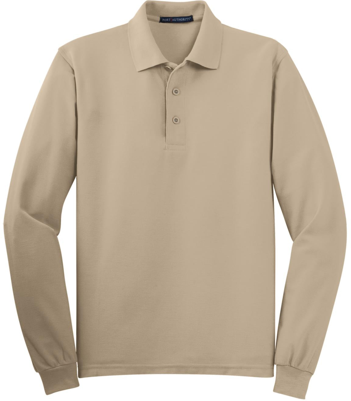 Port Authority Silk Touch Long Sleeve Polo