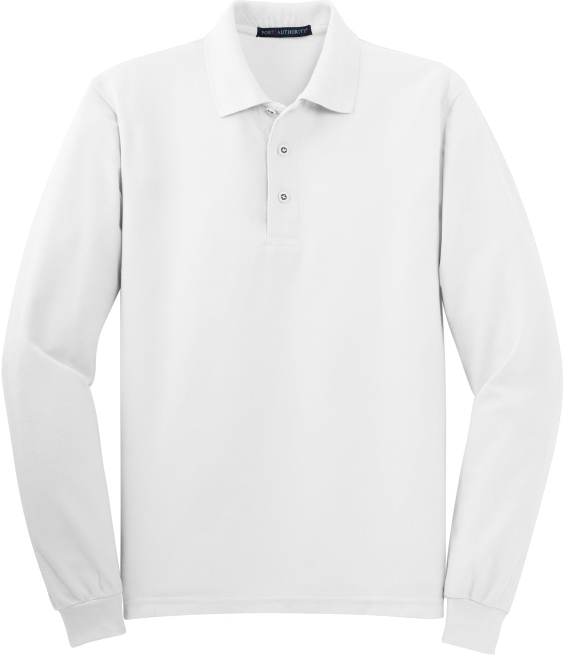 Port Authority Silk Touch Long Sleeve Polo