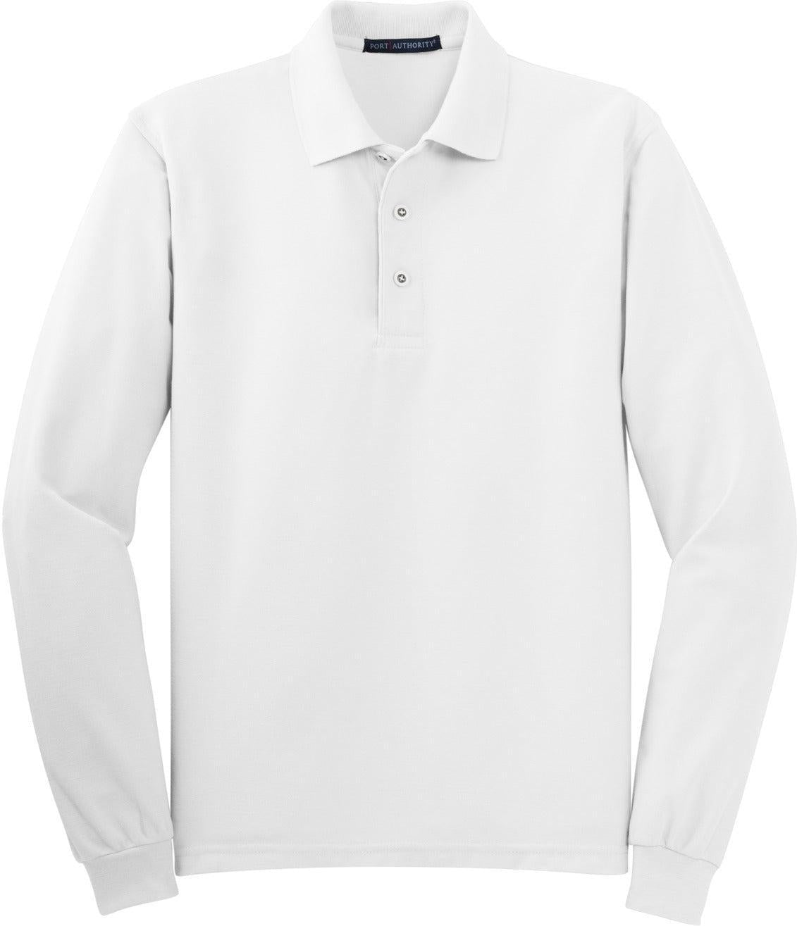 Port Authority Silk Touch Long Sleeve Polo