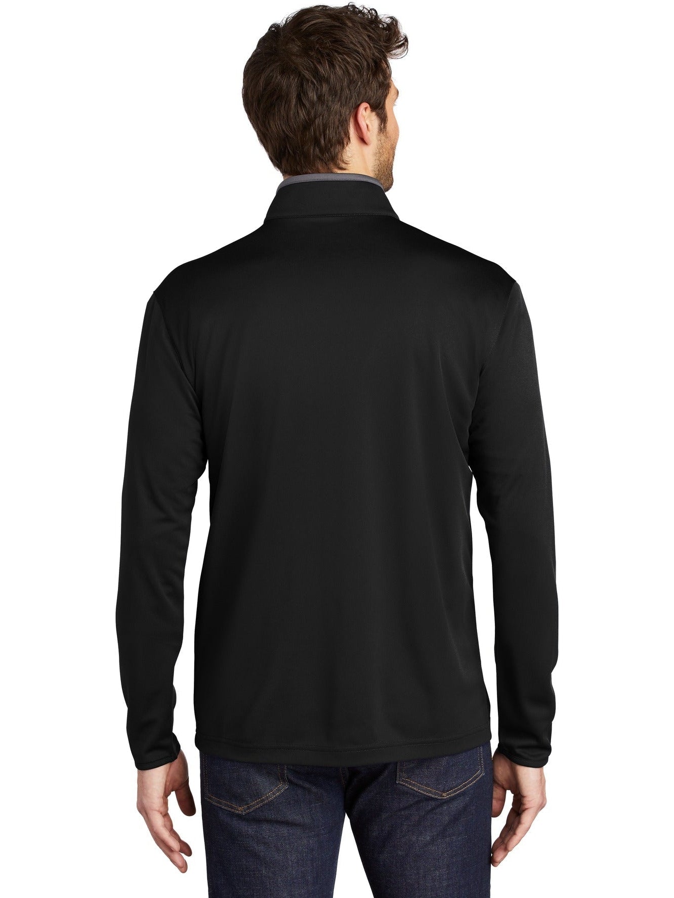 no-logo Port Authority Silk Touch Performance 1/4-Zip-Regular-Port Authority-Thread Logic