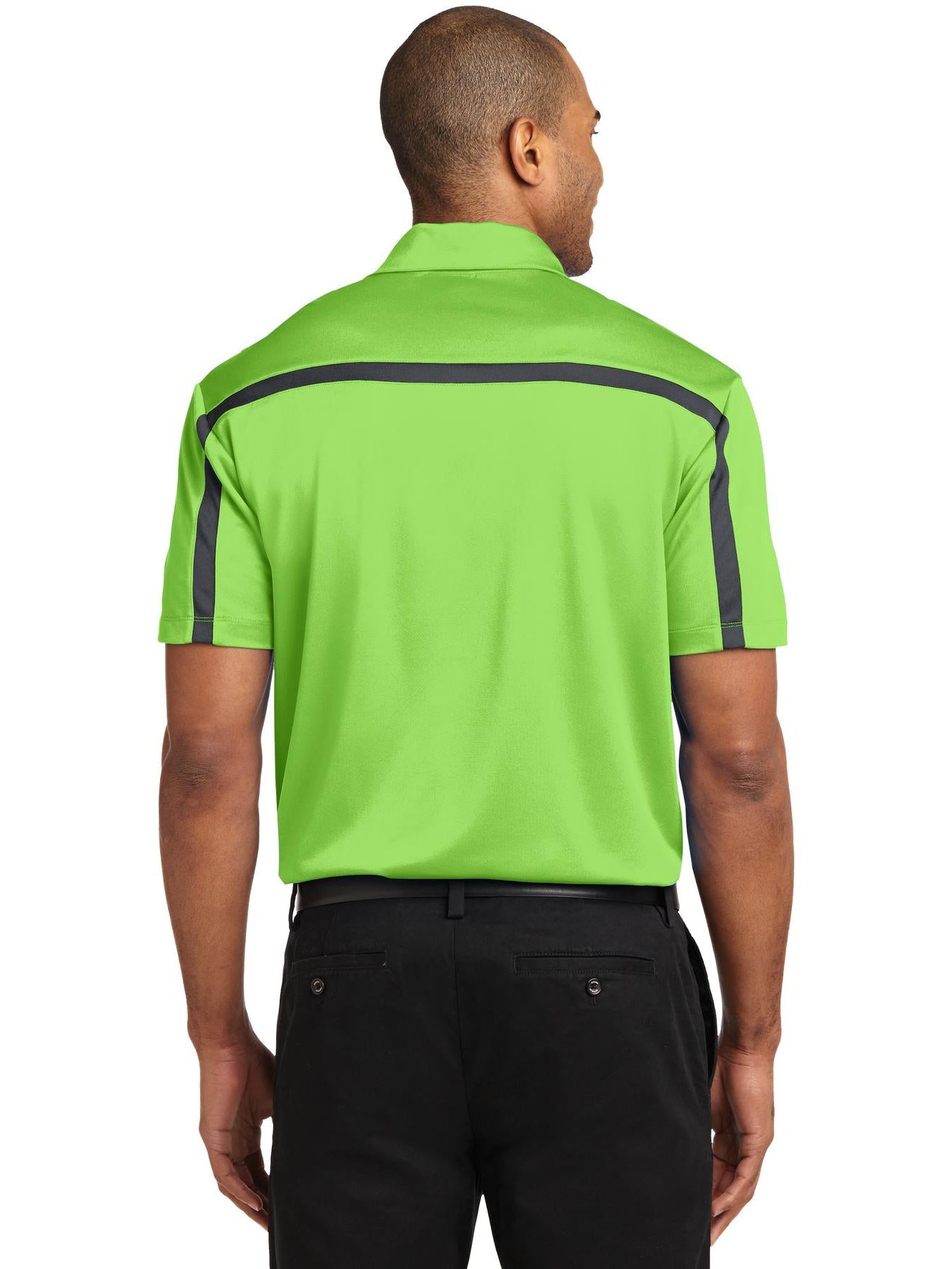 no-logo Port Authority Silk Touch Performance Colorblock Stripe-Regular-Port Authority-Thread Logic