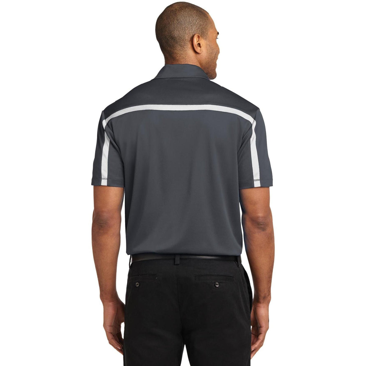 no-logo Port Authority Silk Touch Performance Colorblock Stripe-Regular-Port Authority-Thread Logic