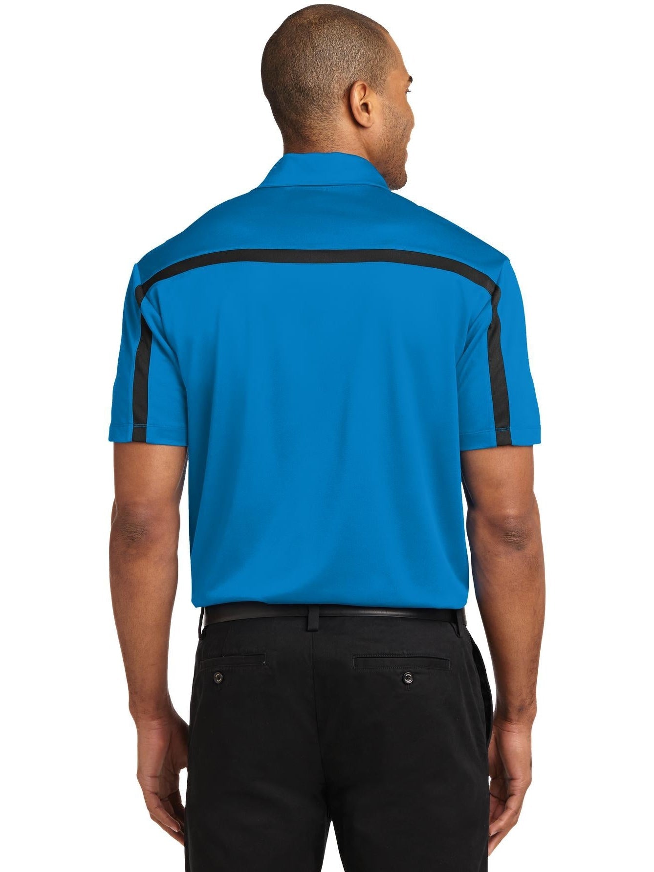 no-logo Port Authority Silk Touch Performance Colorblock Stripe-Regular-Port Authority-Thread Logic