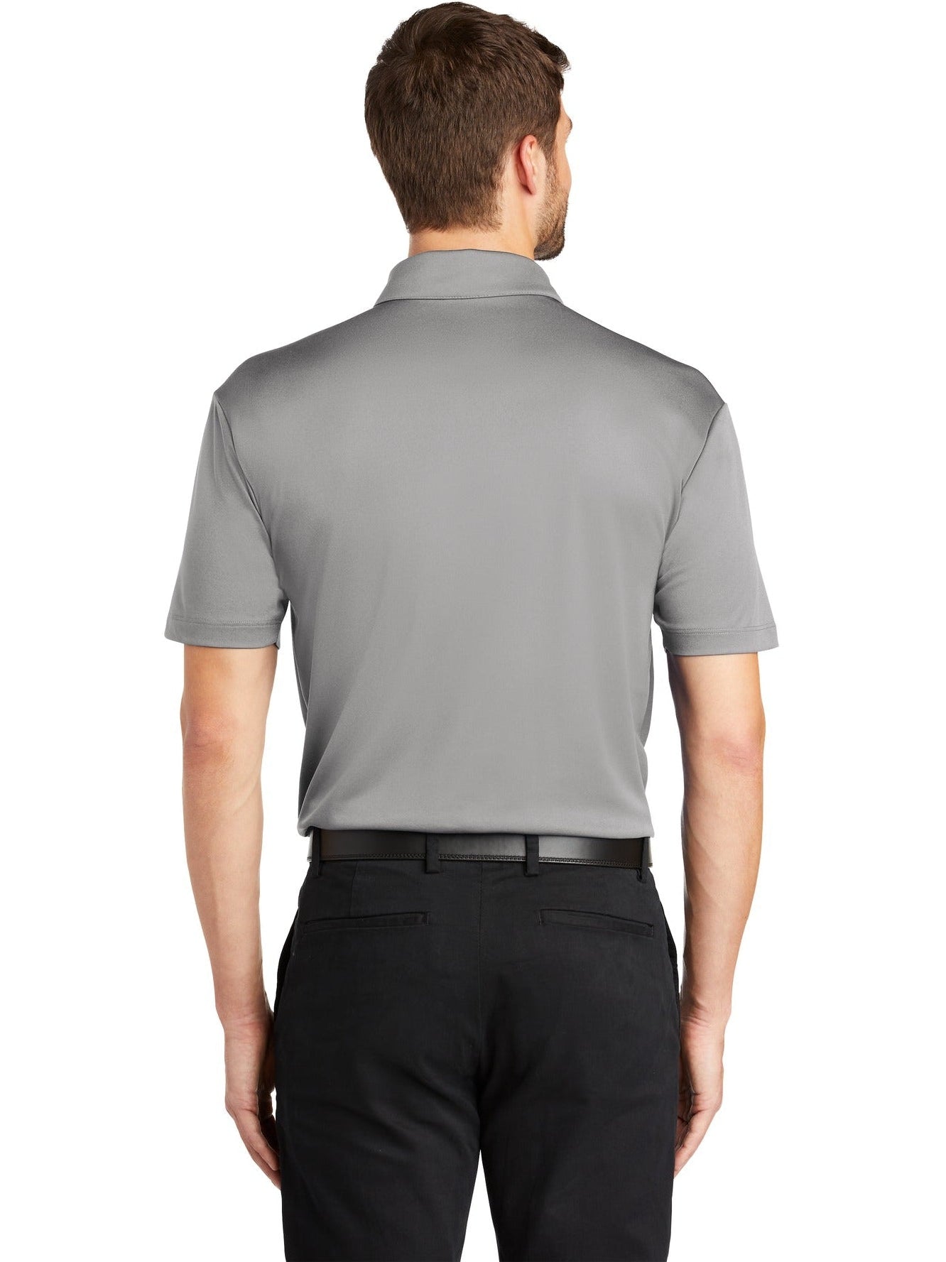 no-logo Port Authority Silk Touch Performance Pocket Polo-Regular-Port Authority-Thread Logic