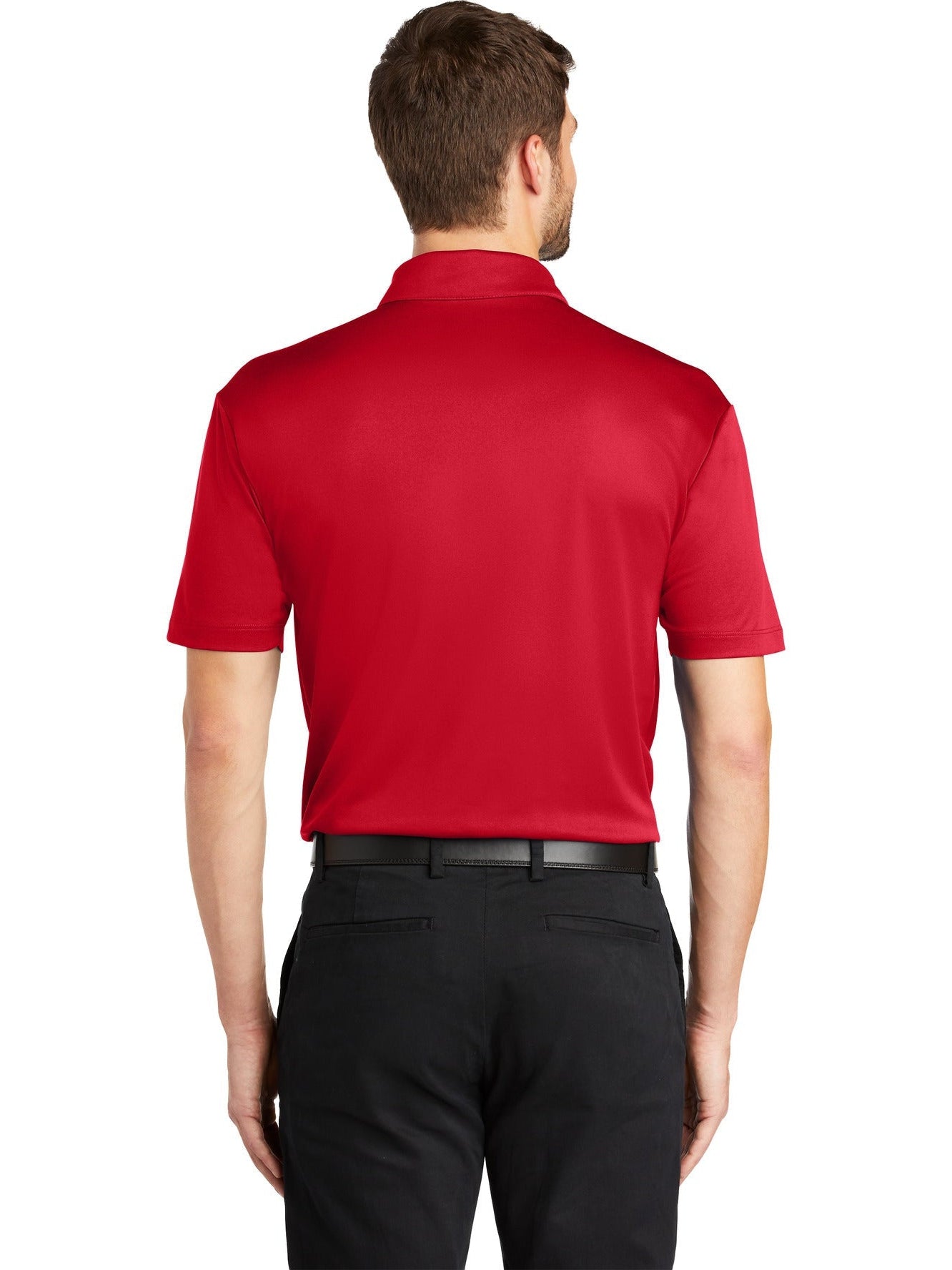 no-logo Port Authority Silk Touch Performance Pocket Polo-Regular-Port Authority-Thread Logic