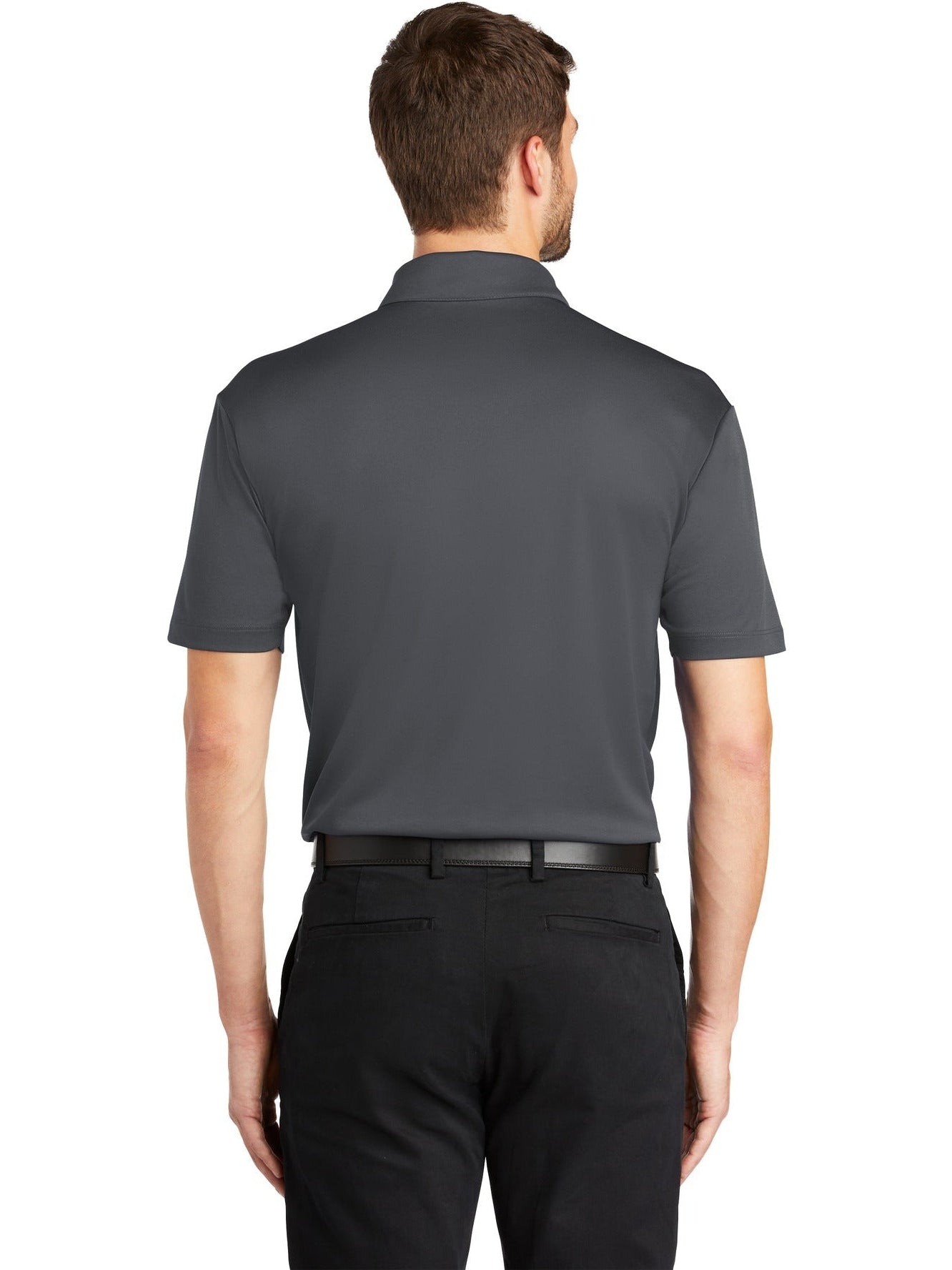 no-logo Port Authority Silk Touch Performance Pocket Polo-Regular-Port Authority-Thread Logic
