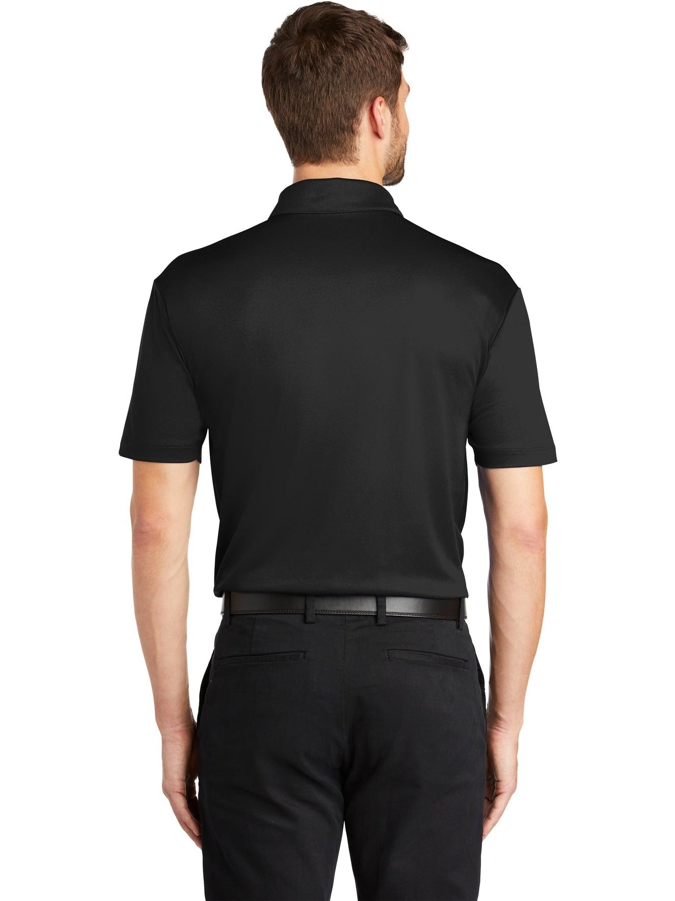 no-logo Port Authority Silk Touch Performance Pocket Polo-Regular-Port Authority-Thread Logic