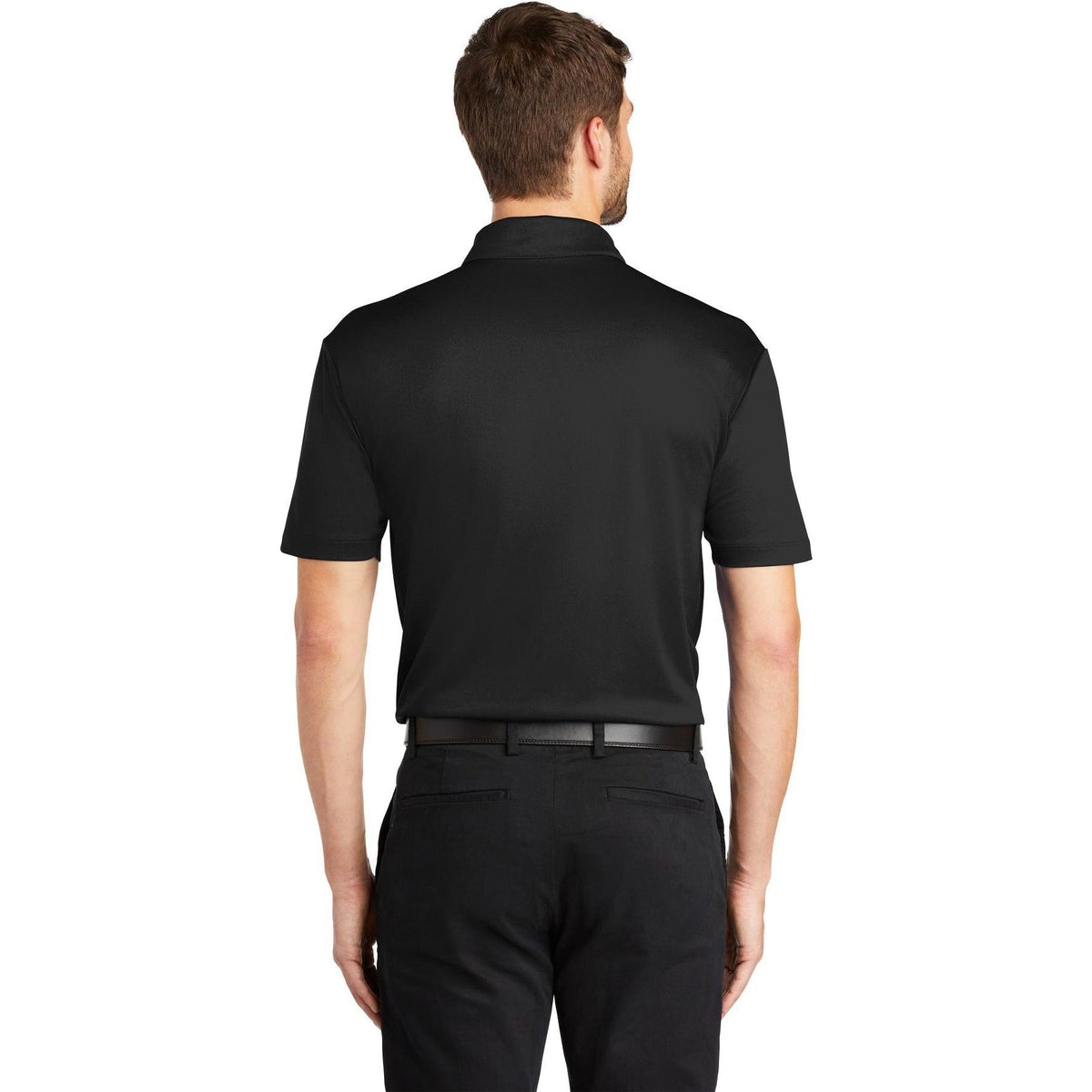 no-logo Port Authority Silk Touch Performance Pocket Polo-Regular-Port Authority-Thread Logic