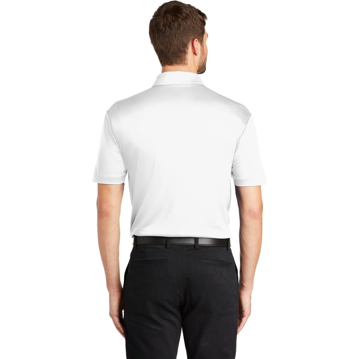 no-logo Port Authority Silk Touch Performance Pocket Polo-Regular-Port Authority-Thread Logic