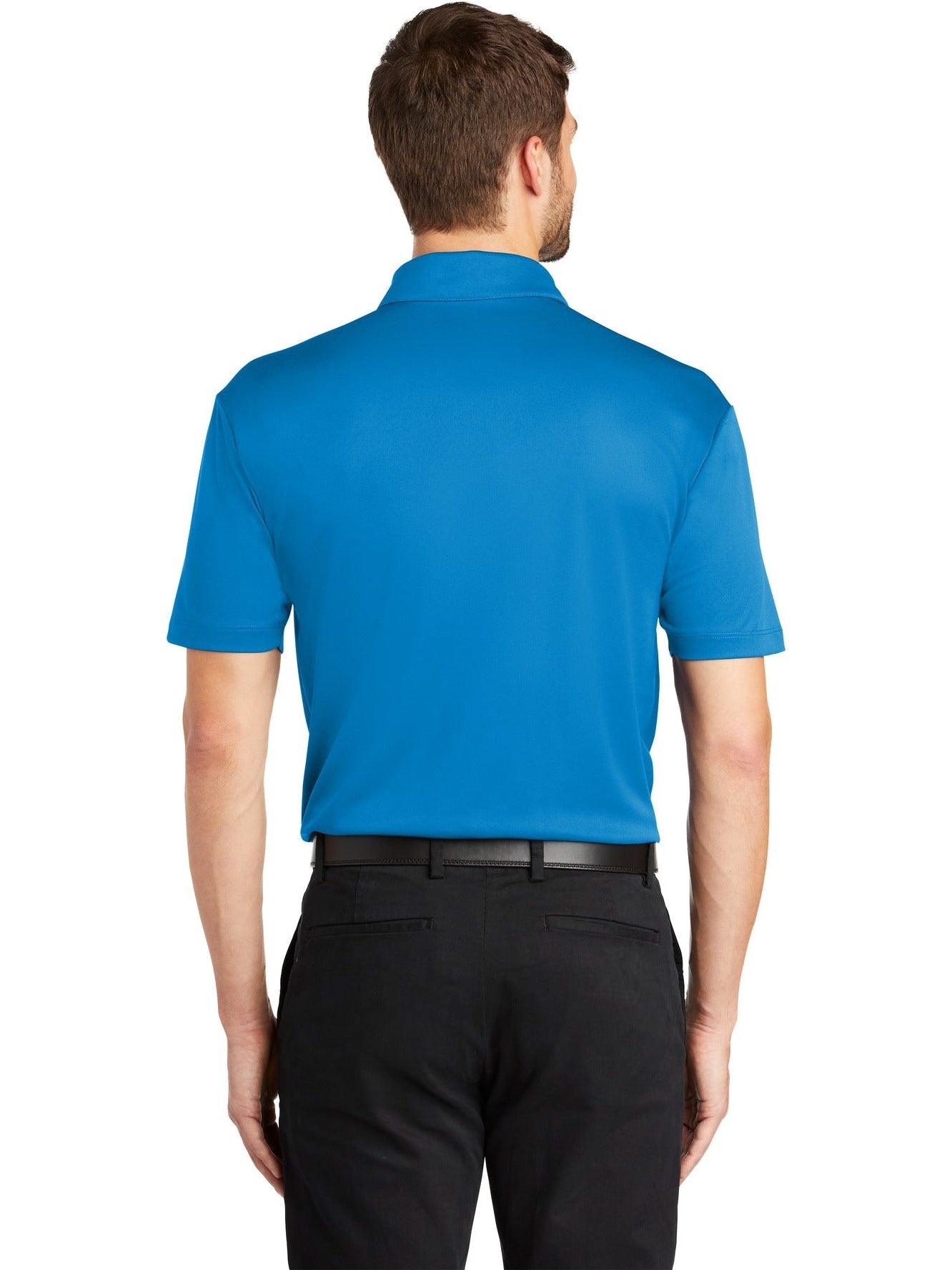 no-logo Port Authority Silk Touch Performance Pocket Polo-Regular-Port Authority-Thread Logic
