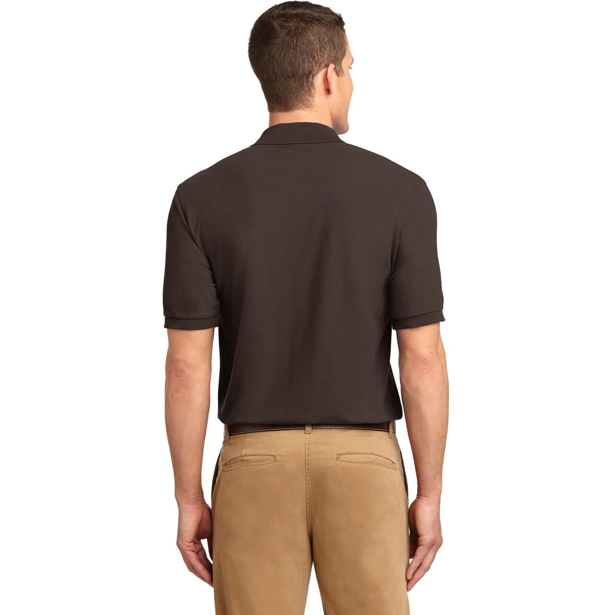 no-logo Port Authority Silk Touch Polo-Regular-Port Authority-Thread Logic