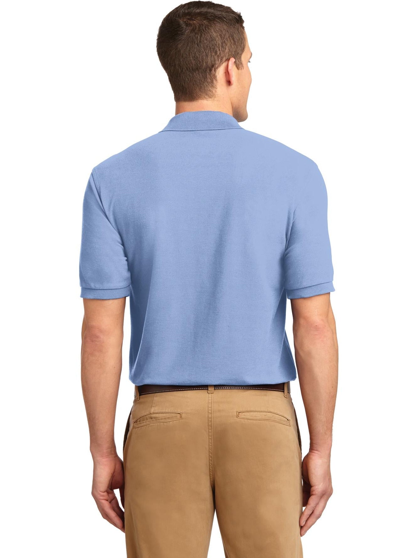 no-logo Port Authority Silk Touch Polo-Regular-Port Authority-Thread Logic