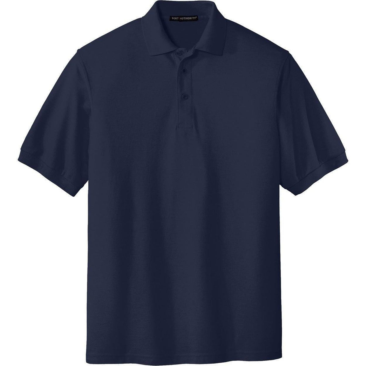 no-logo Port Authority Silk Touch Polo-Regular-Port Authority-Navy-S-Thread Logic