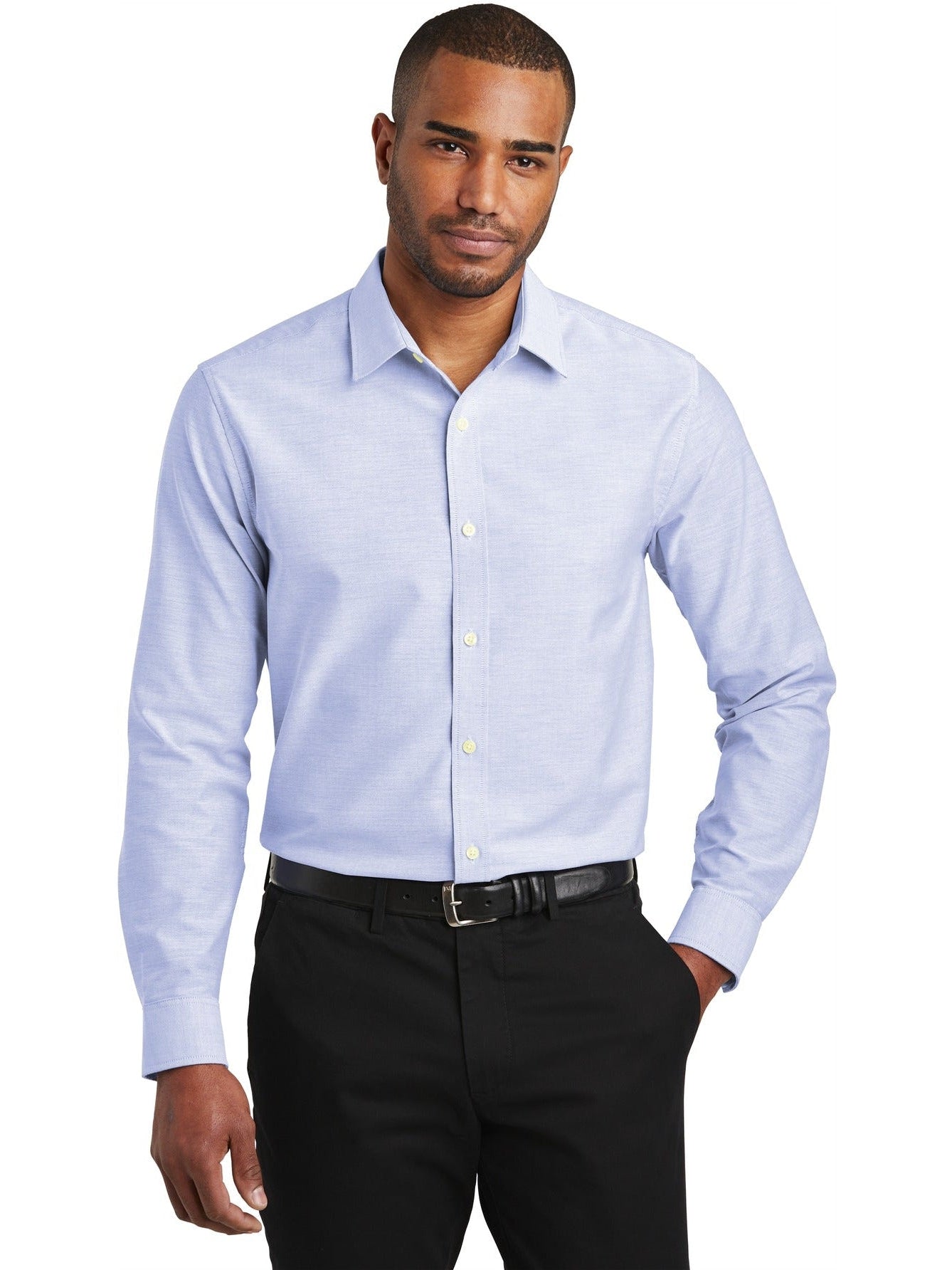 no-logo Port Authority Slim Fit SuperPro Oxford Shirt-Discontinued-Port Authority-Thread Logic