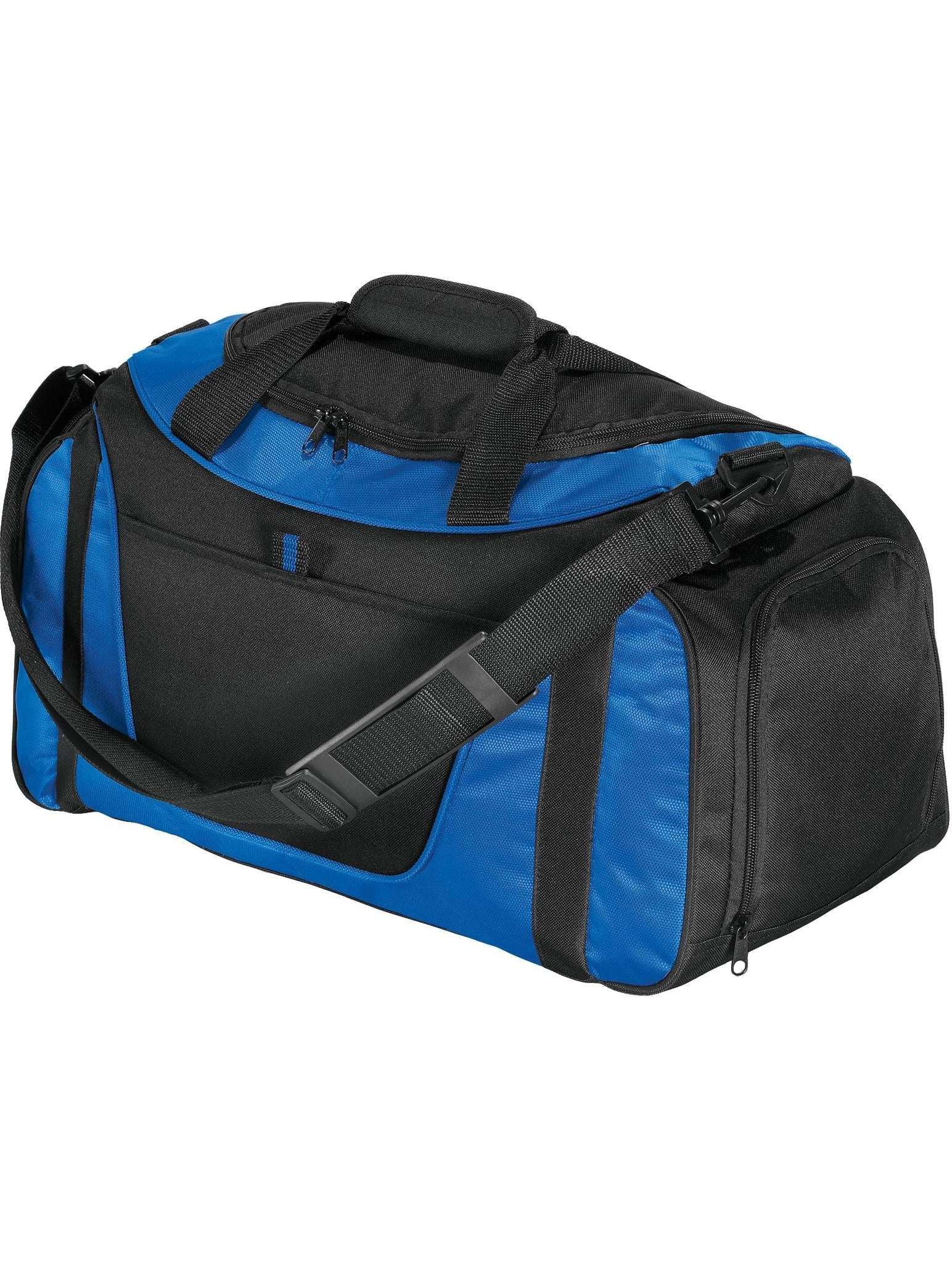 no-logo Port Authority Small Two-Tone Duffel-Regular-Port Authority-Royal/Black-Thread Logic