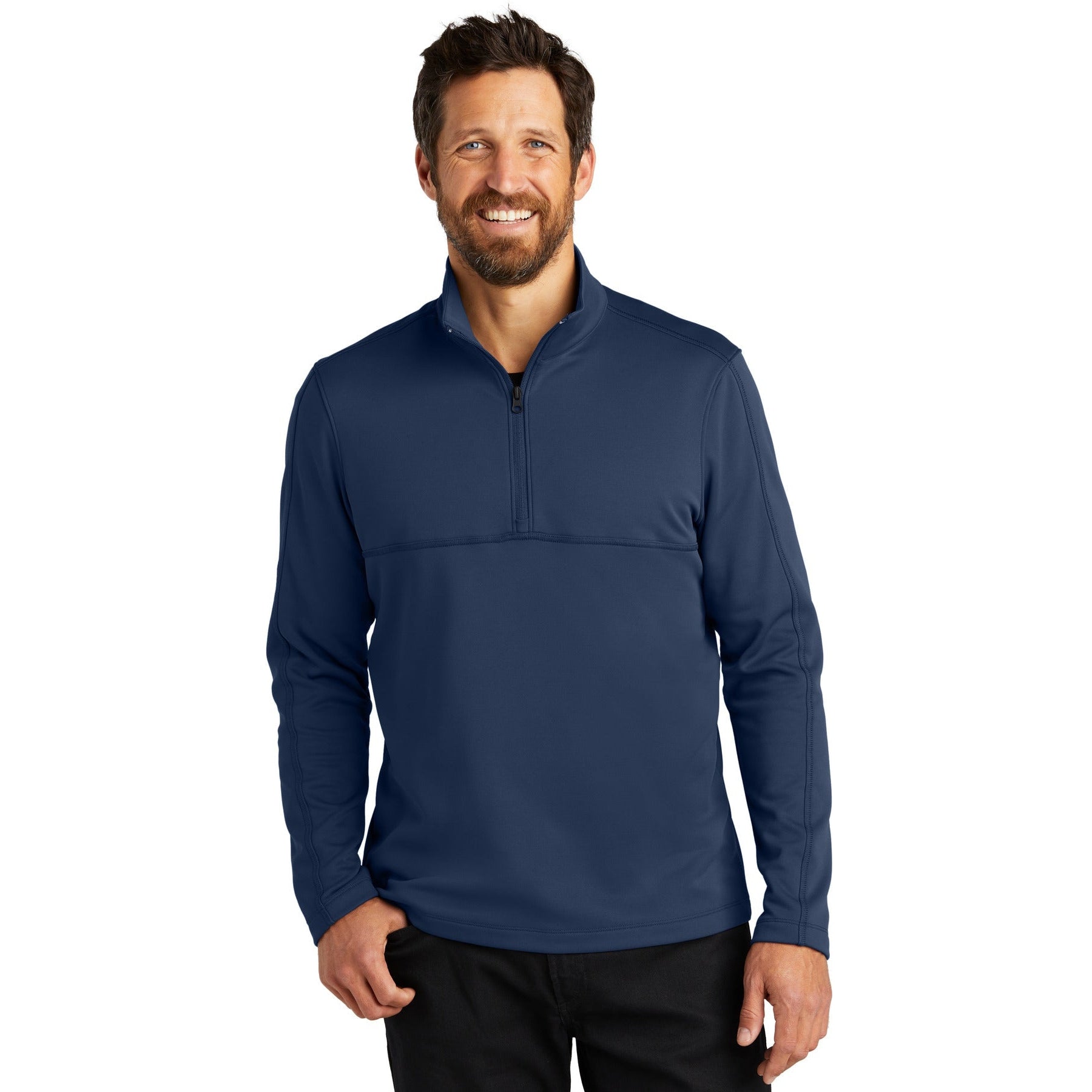 no-logo Port Authority Smooth Fleece 1/4-Zip-Apparel-Port Authority-Thread Logic