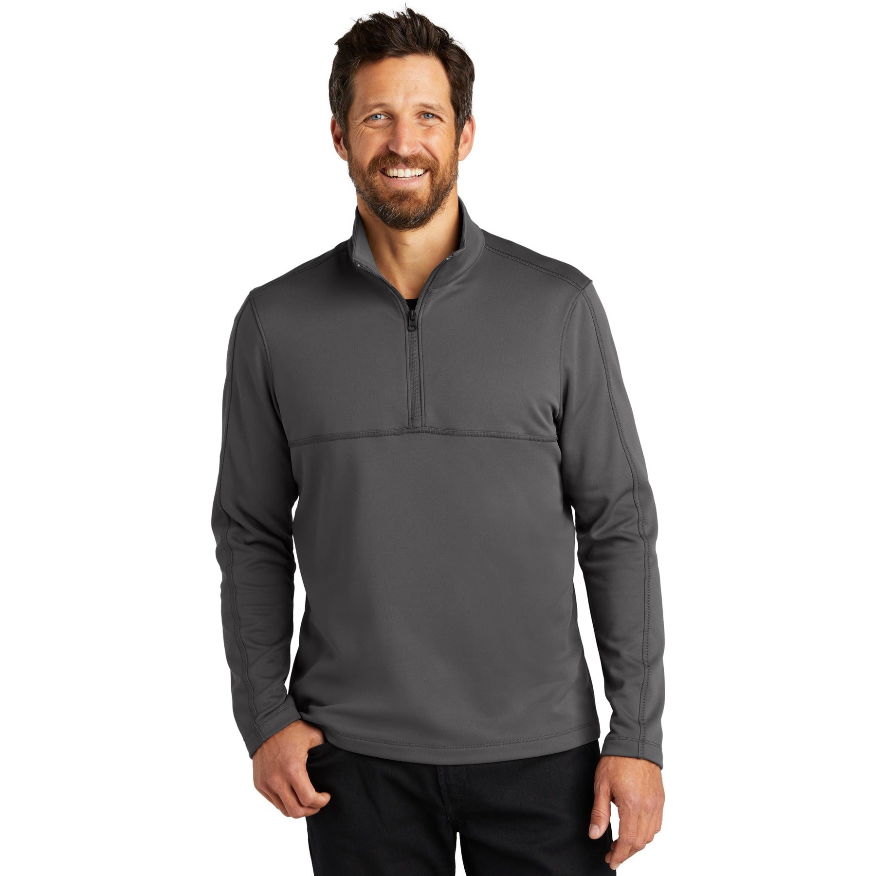 no-logo Port Authority Smooth Fleece 1/4-Zip-Apparel-Port Authority-Thread Logic