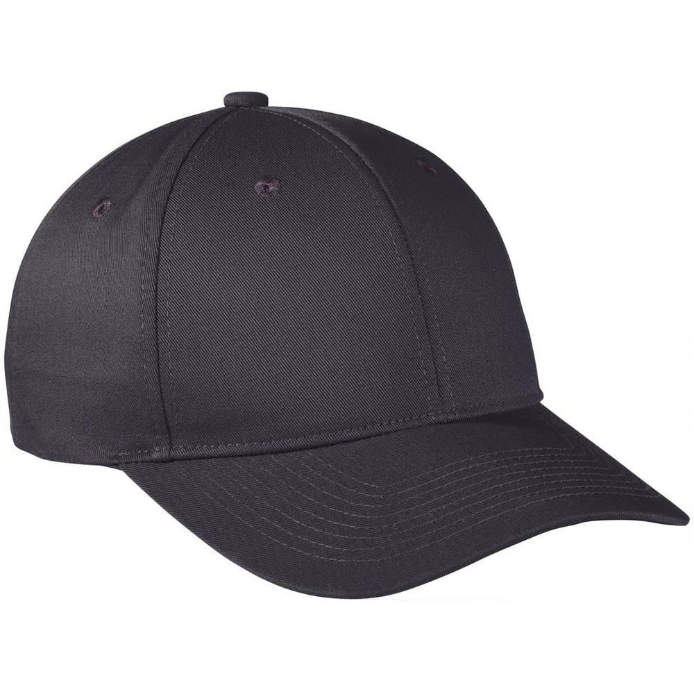 no-logo Port Authority Snapback Fine Twill Cap