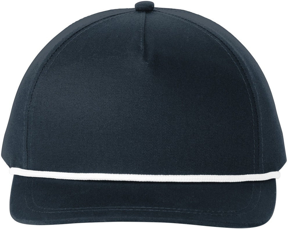 Port Authority Snapback Five-Panel Rope Cap-New-Port Authority-Navy/White-OSFA-Thread Logic