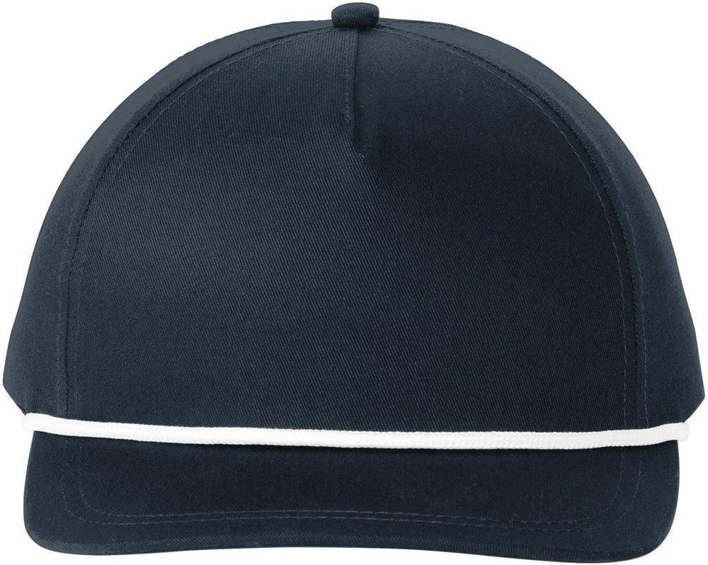 Port Authority Snapback Five-Panel Rope Cap-New-Port Authority-Navy/White-OSFA-Thread Logic
